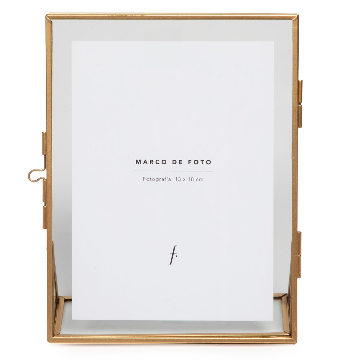 BASEMENT HOME - Marco De Foto Metal Gold 21X16 Cm Basement Home