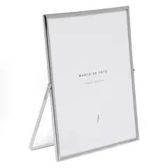 BASEMENT HOME - Marco De Foto Metal Gris 20X25 Cm