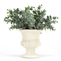 Planta Pot Mache Blanco 30Cm