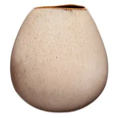 CASA CANTABRIA - Jarrón Decorativo Café 25Cm