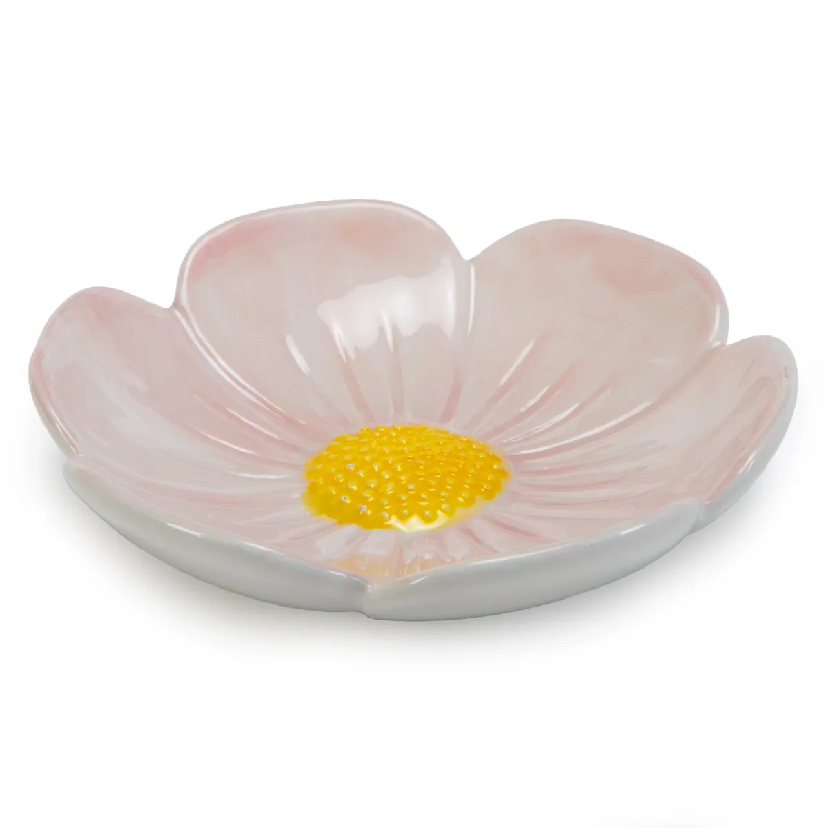 MICA - Plato Adorno Decorativo Flor Mica