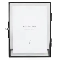 BASEMENT HOME - Marco De Foto Metal Black 21X16Cm