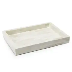 CASA CANTABRIA - Bandeja Deco Blanca 35X25Cm