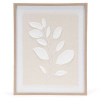 Cuadro Hoja Relieve Papel 50X40 Cm