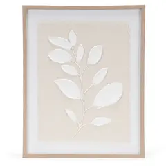MICA - Cuadro Hoja Relieve Papel 50X40Cm