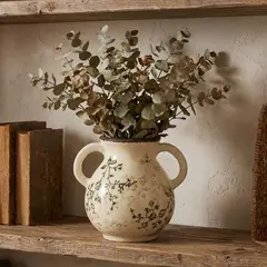 BASEMENT HOME - Jarrón Decorativo 21 cm Cerámica