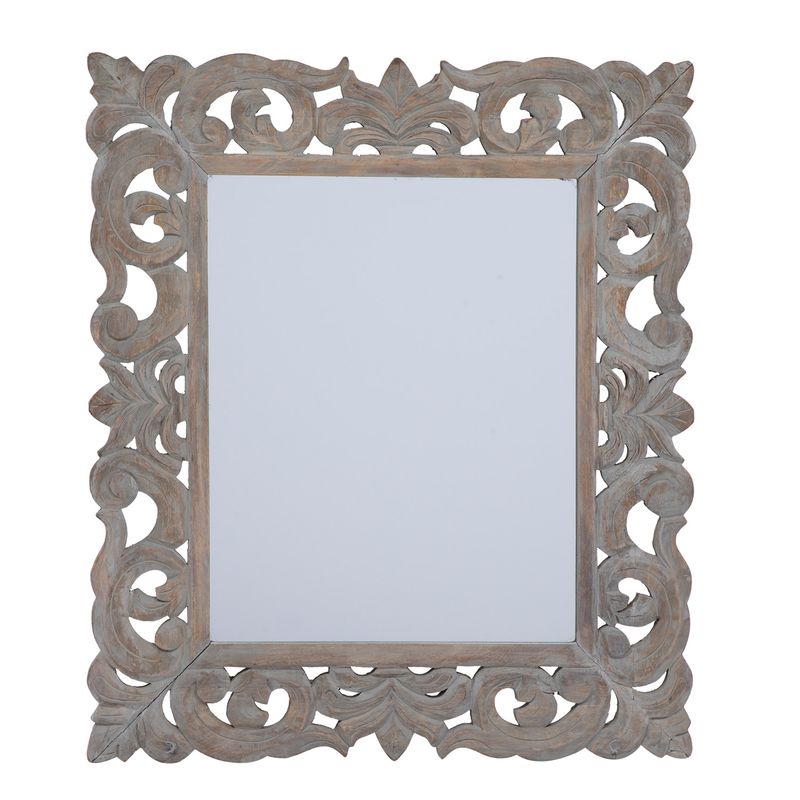 ROBERTA ALLEN - Espejo Rectangular India Beige 90Cm Roberta Allen