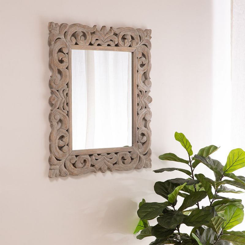 ROBERTA ALLEN - Espejo Rectangular India Beige 90Cm Roberta Allen