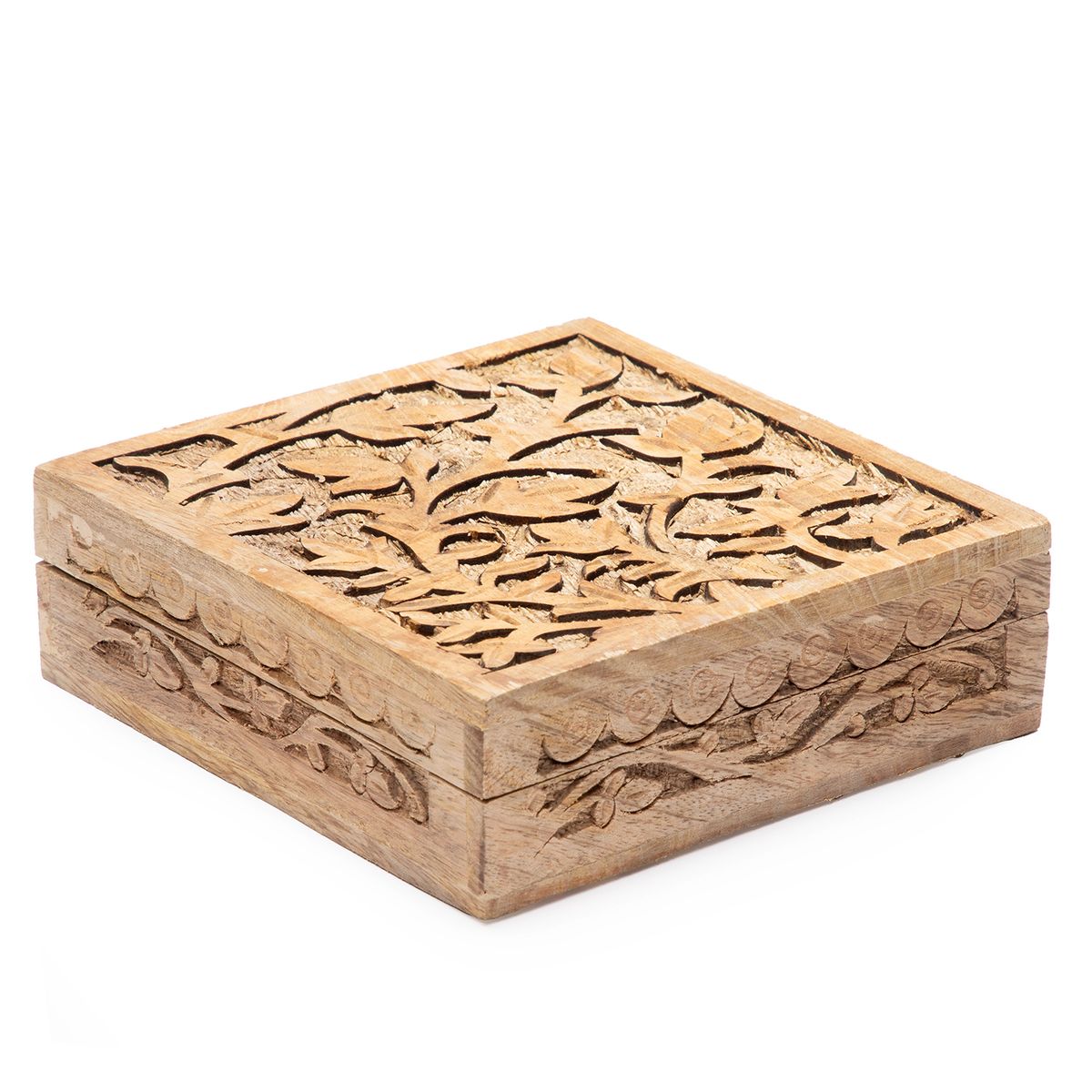 BASEMENT HOME - Caja Adorno Decorativo Madera 16 Cm Basement Home