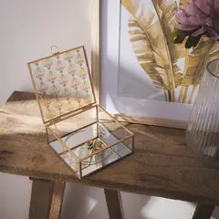 MICA - Caja Cuadrada Flores