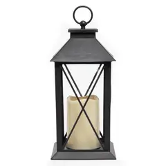 MICA - Farol Negro Cruz 28Cm