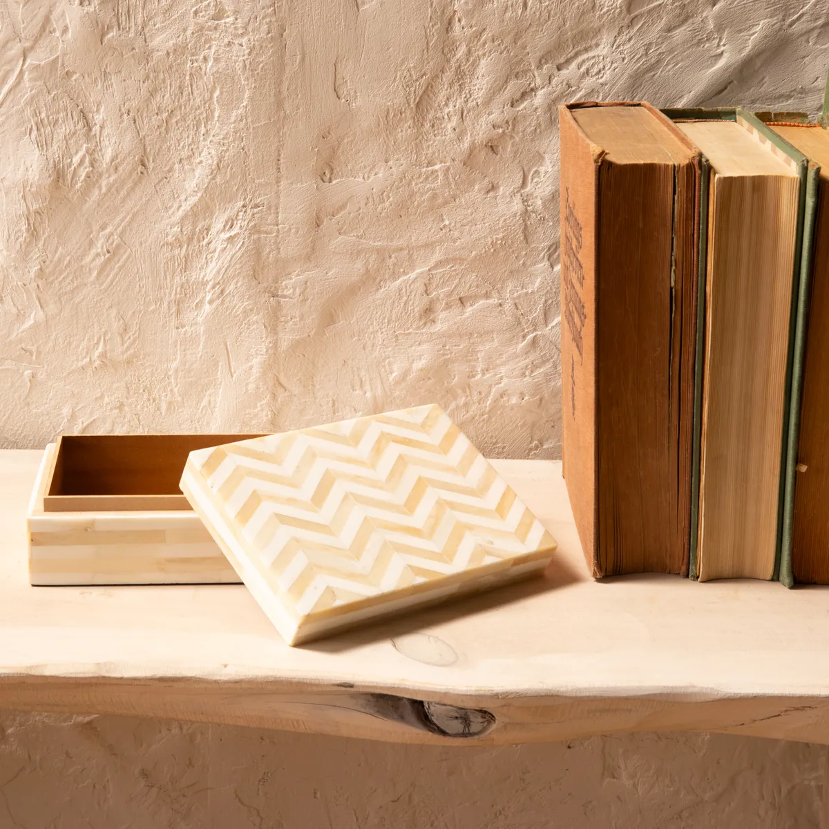 CASA CANTABRIA - Caja Adorno Decorativo 17X12X6 Cm Casa Cantabria