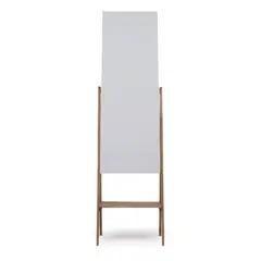BASEMENT HOME - Espejo Pie Rectangular Madera 48X175 Cm