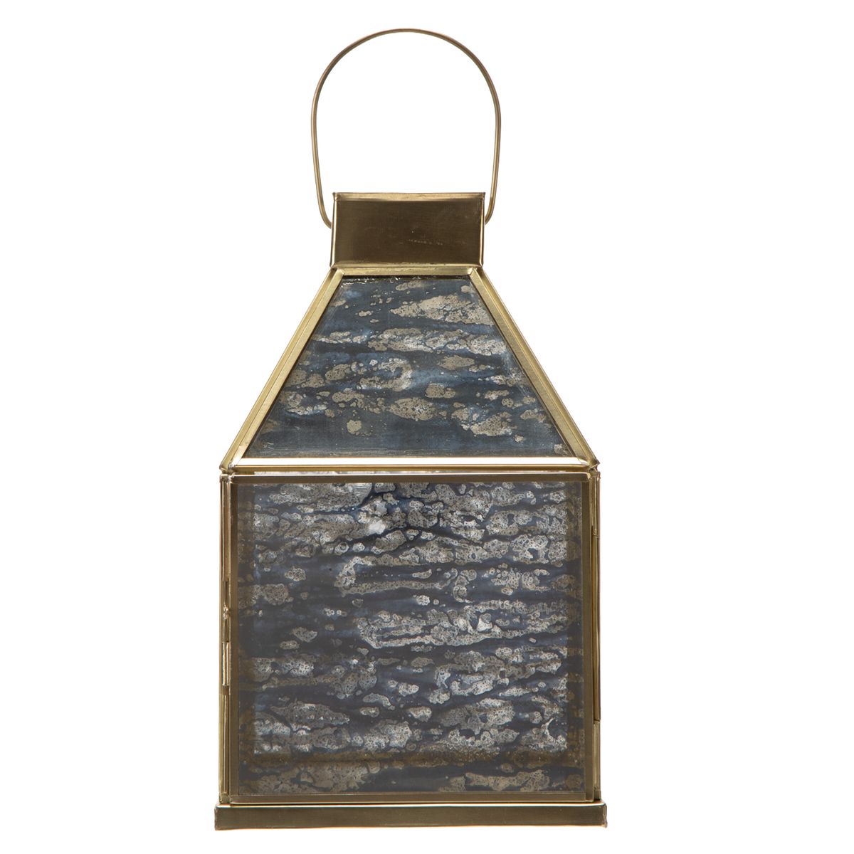 CASA CANTABRIA - Farol Dorado 15X25 Cm Adorno Decorativo Casa Cantabria