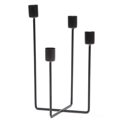 Imagen 2 del producto Candelabro 4 Velas 10X10X25Cm Adorno Decorativo