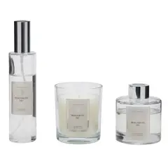 BASEMENT HOME - Set Vela 132G + Difusor 80Ml + Spray 80Ml Bf Bergamote Fig