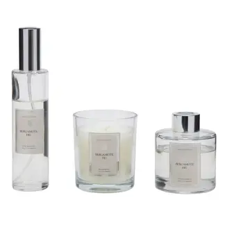 BASEMENT HOME - Set Vela 132G + Difusor 80Ml + Spray 80Ml Bf Bergamote Fig