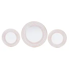 MICA - Set 3 Espejos Decorativos Pared Redondos 39 Y 25 Cm