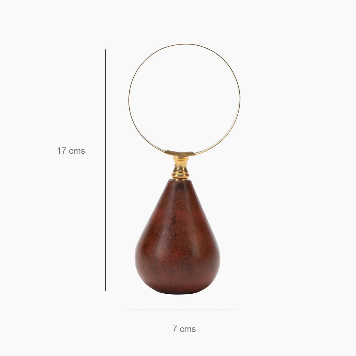 BASEMENT HOME - Lupa Adorno Decorativo Madera 17X7 Cm Basement Home