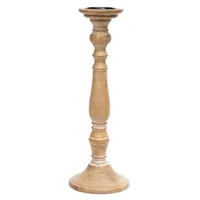Candelabro Madera 50 Cm Adorno Decorativo