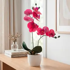 MICA - Planta Artificial Flor Orquídea 36 Cm