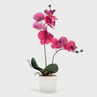 Planta Artificial Flor Orquídea 36 Cm