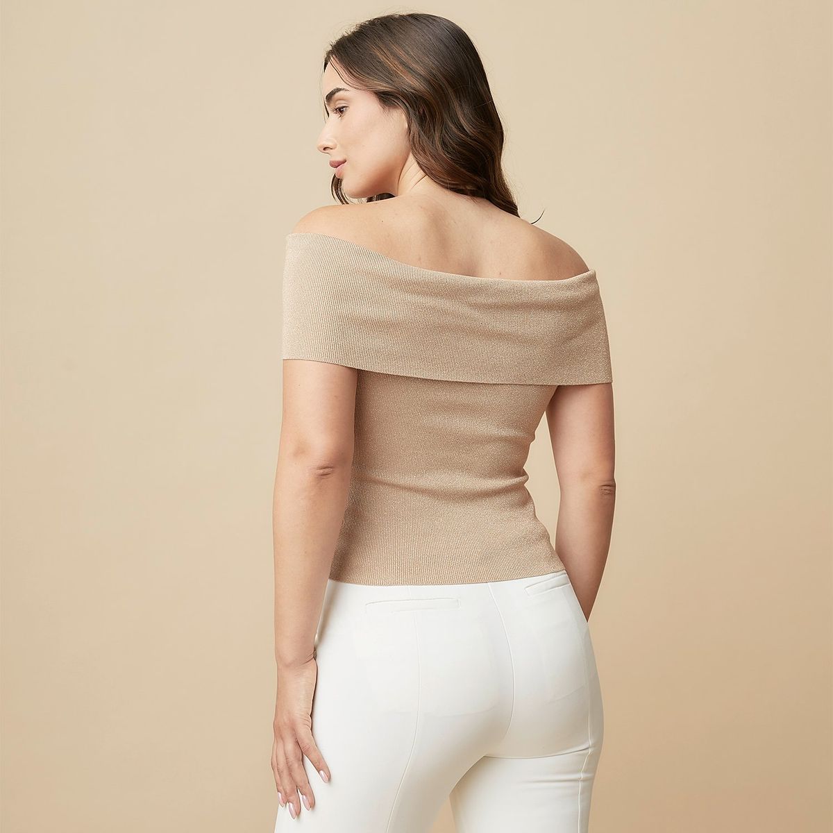 MOSSIMO - Polera Of Shoulder Sin Mangas Mujer Mossimo