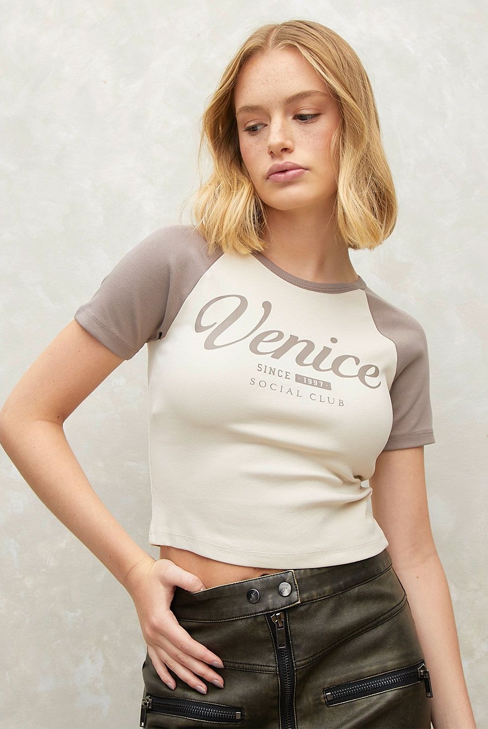 SYBILLA - Polera Manga Corta Algodón Mujer Sybilla Diseño Estampado