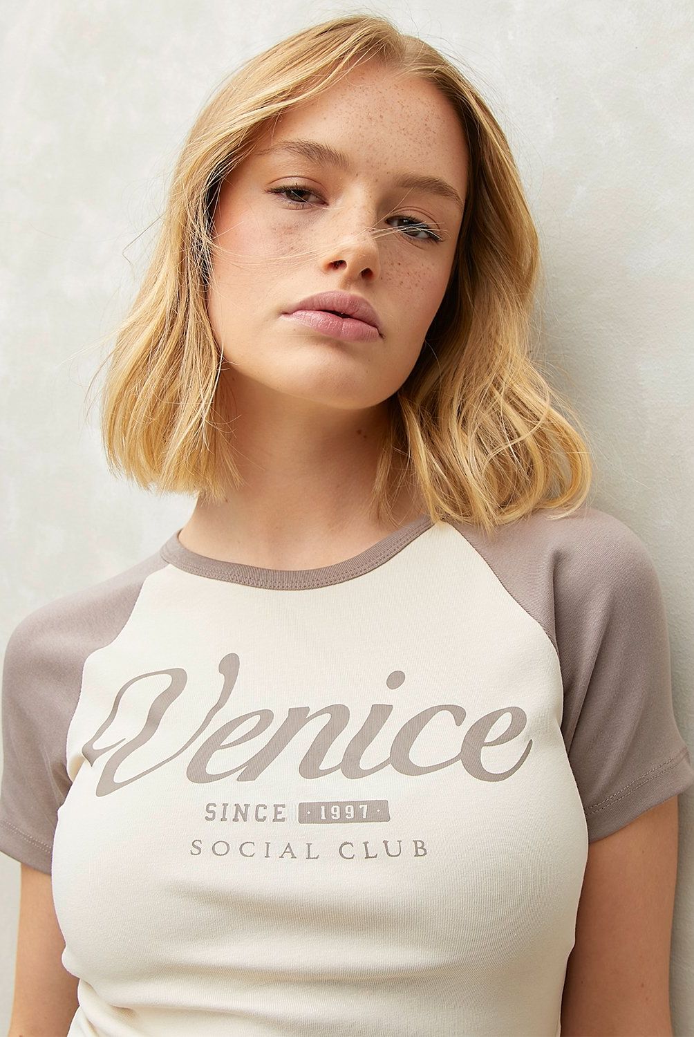 SYBILLA - Polera Manga Corta Algodón Mujer Sybilla Diseño Estampado