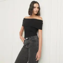 BASEMENT - Polera Algodón Manga Corta Mujer
