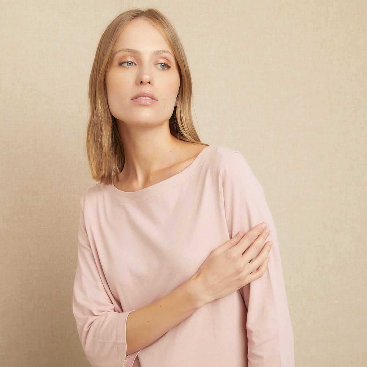 UNIVERSITY CLUB - Polera Algodón Manga 3/4 University Club Mujer Casual