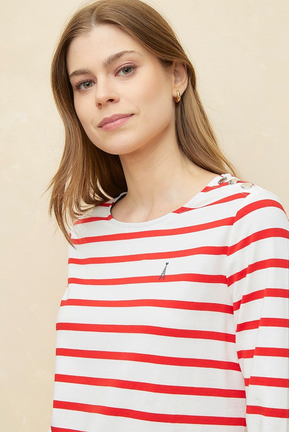 ELLE - Polera Algodón Mujer Elle