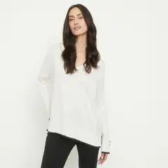APOLOGY - Sweater Rayas Manga Larga Mujer Algodón Viscosa