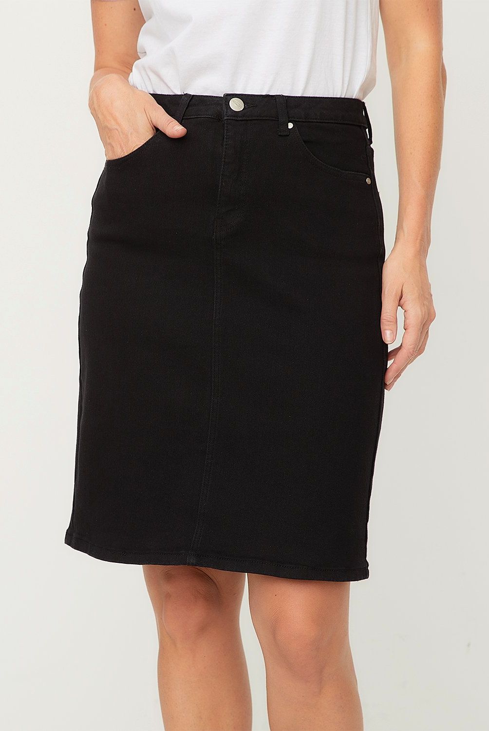 NEWPORT - Falda Corta Algodón Newport Mujer Diseño Liso