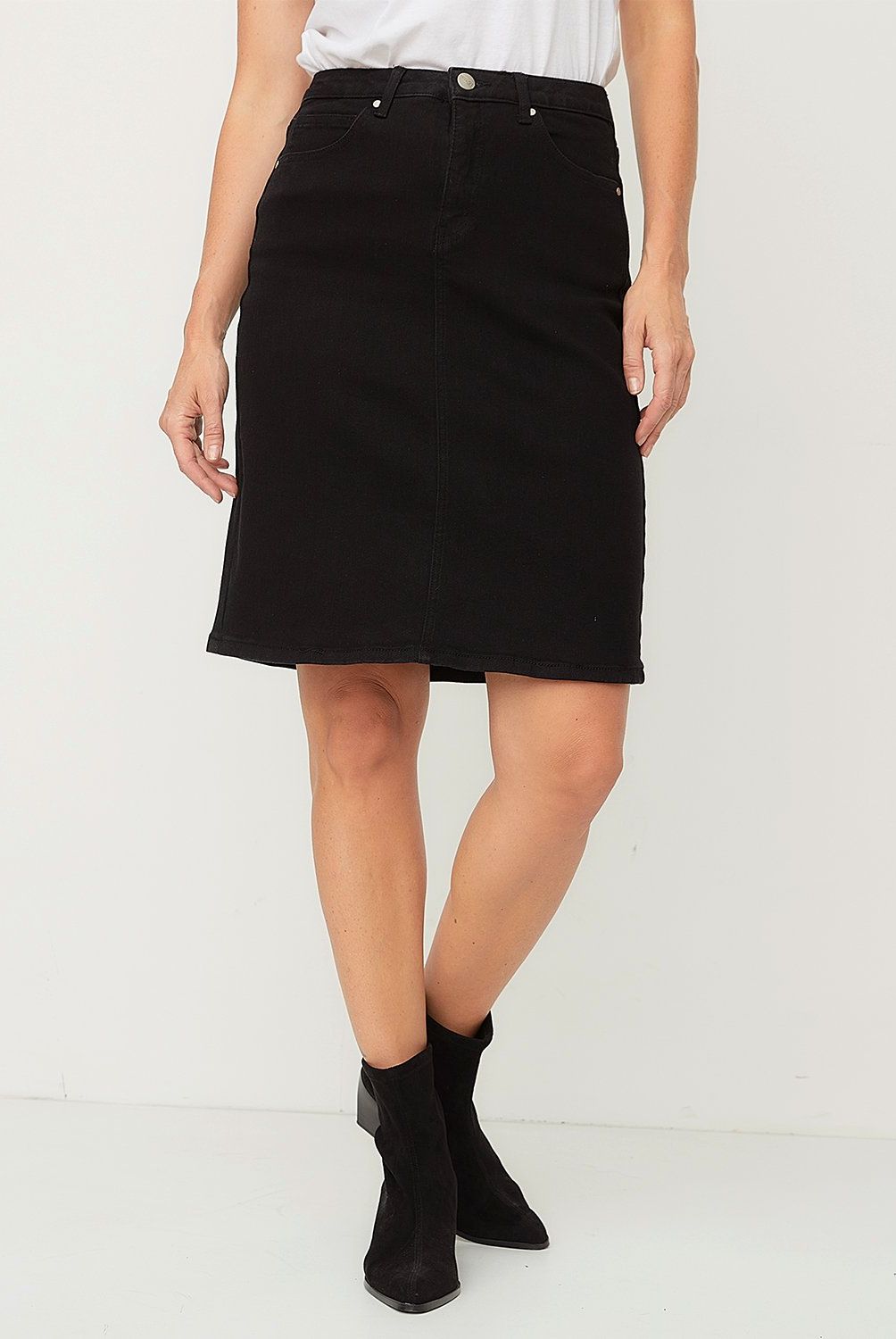 NEWPORT - Falda Corta Algodón Newport Mujer Diseño Liso