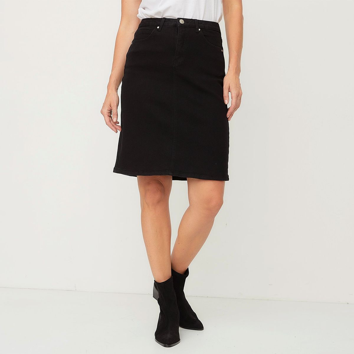 NEWPORT - Falda Corta Algodón Newport Mujer Diseño Liso