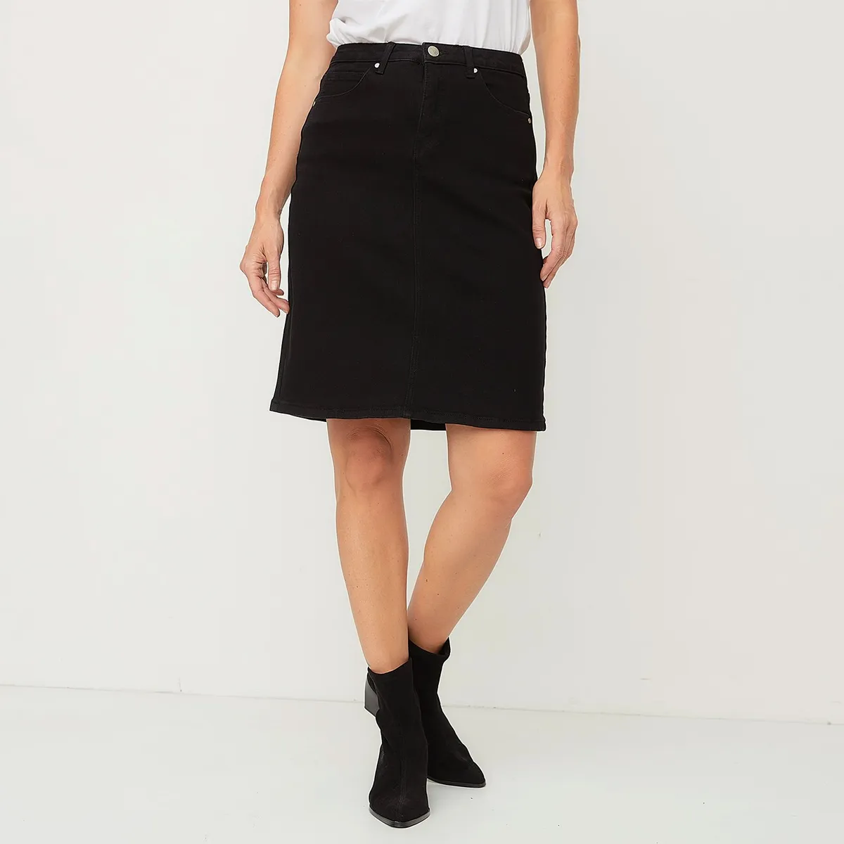 NEWPORT - Falda Corta Algodón Newport Mujer Diseño Liso