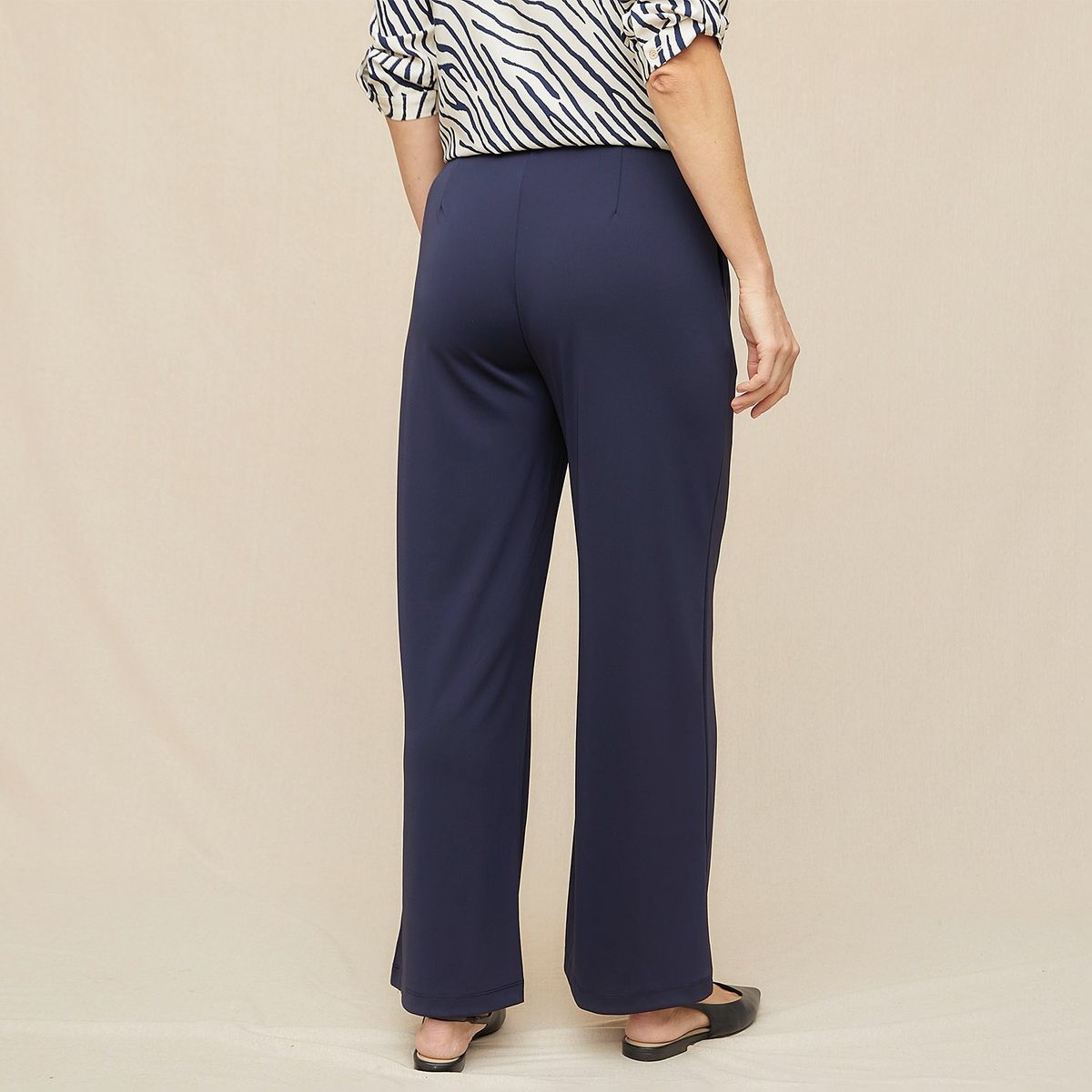S COCCI - Pantalones Wide Leg Mujer S Cocci Tiro Medio Casual