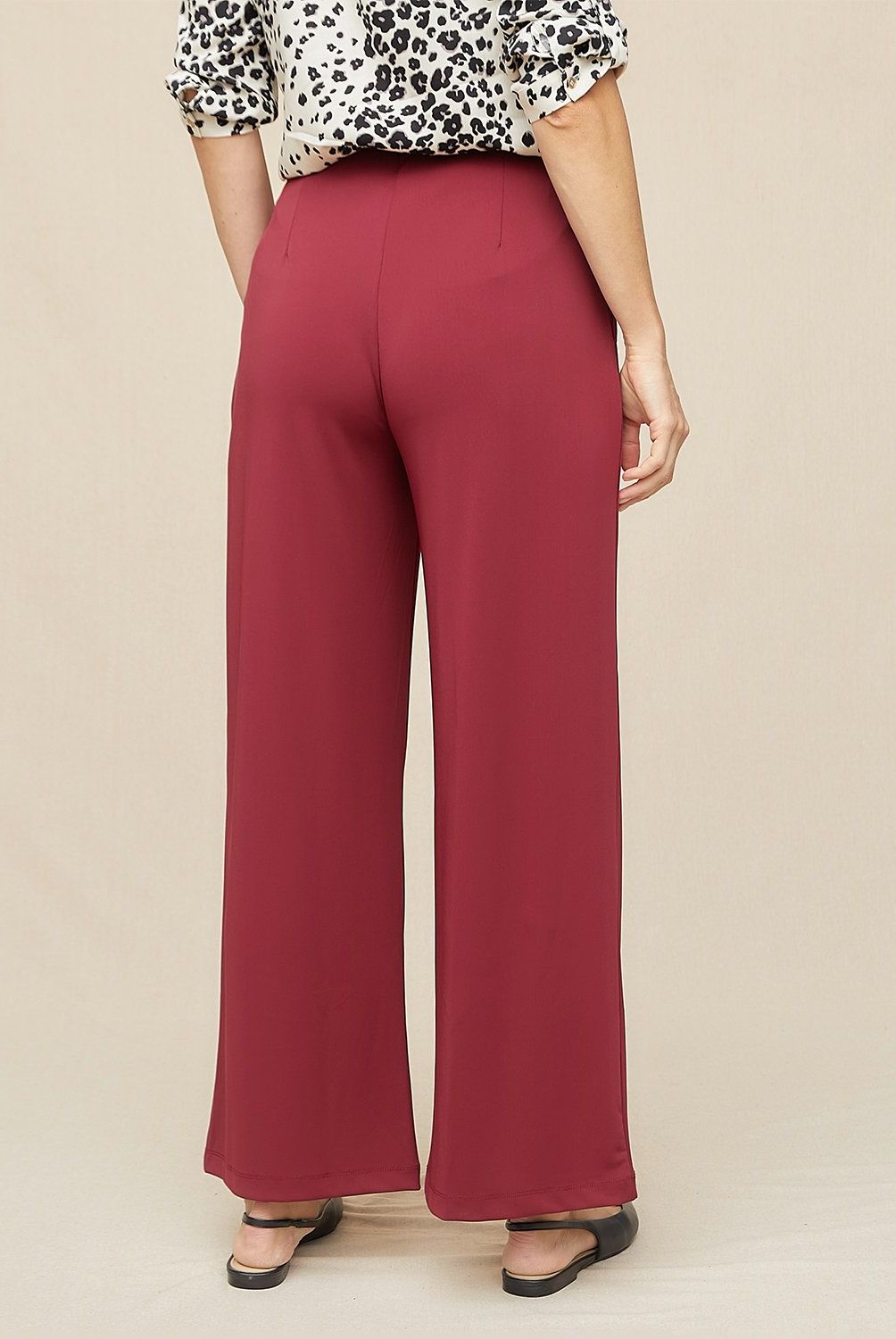 S COCCI - Pantalón Wide Leg Tiro Alto Mujer S Cocci