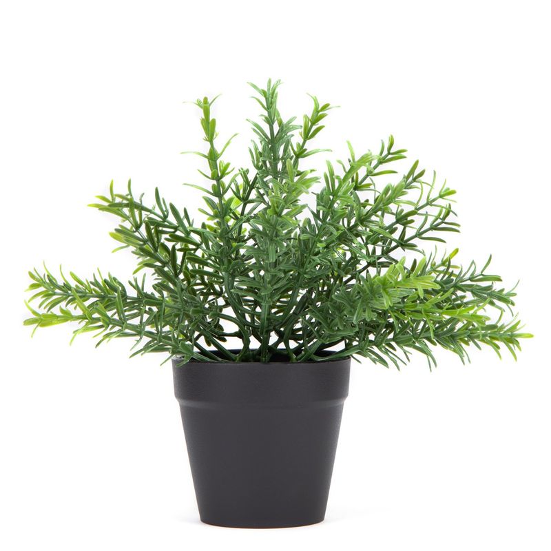 MICA - Planta Pot Plástica Negro 28Cm Mica
