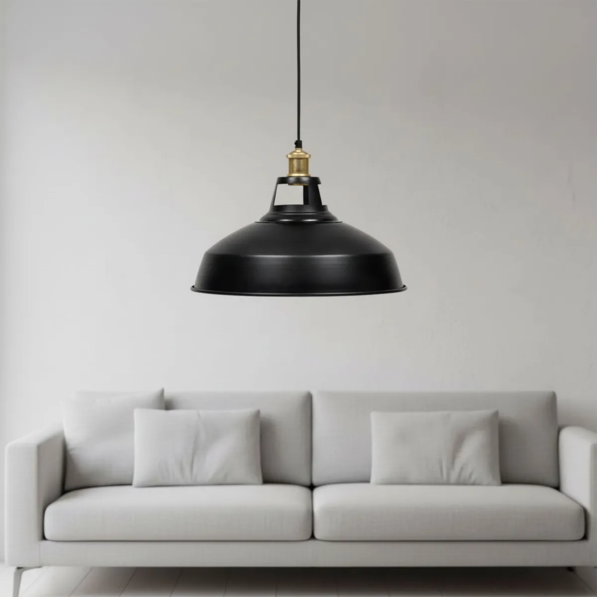 BASEMENT HOME - Lámpara Colgante Negra 40Cm Basement Home