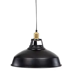 BASEMENT HOME - Lámpara Colgante Negra 40Cm