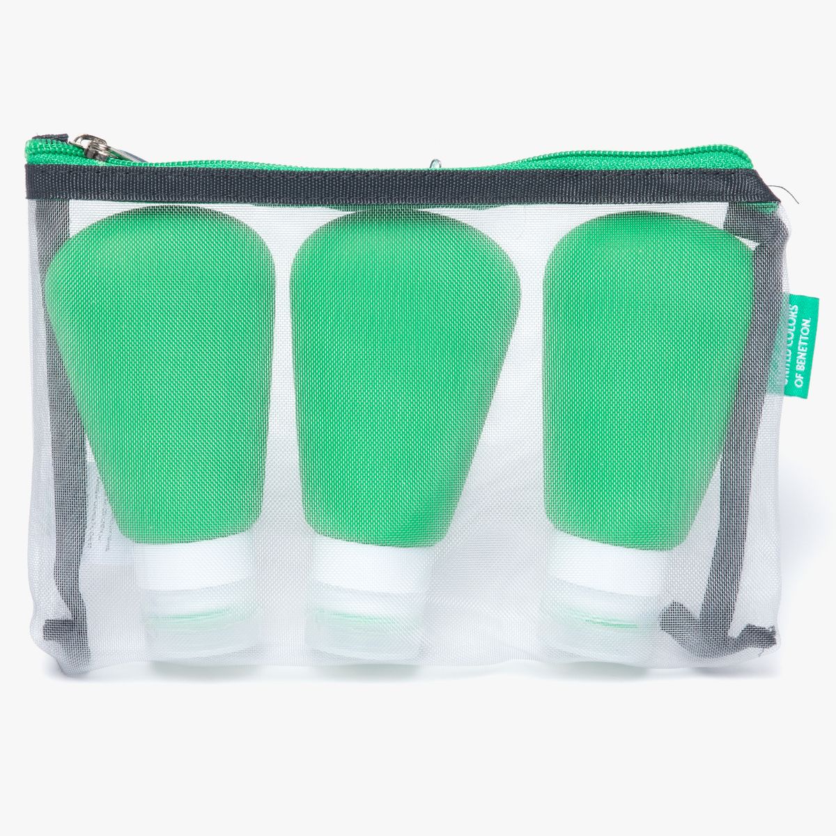 BENETTON - Set X 3 Botellas De Viaje De Silicona Benetton
