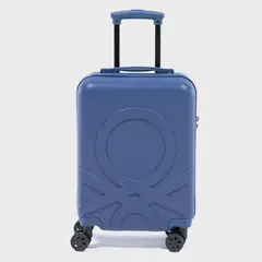 BENETTON - MALETA VINTAGE AZUL L