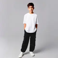 FEDERATION - Jeans Cargo Algodón Niño