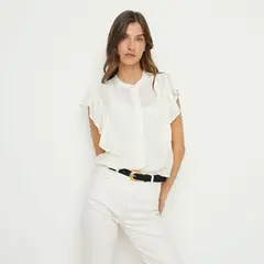 BASEMENT - Blusa Sin Mangas Mujer Diseño Liso Viscosa