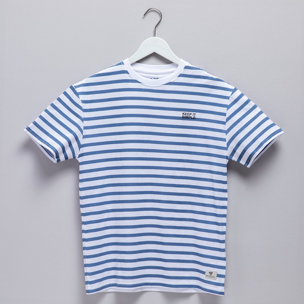 FEDERATION - Polera Federation Algodón Rayas Niño Manga Corta Casual