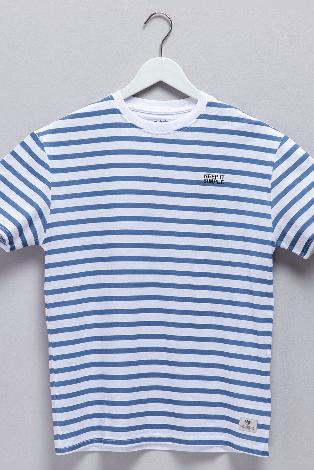 FEDERATION - Polera Federation Algodón Rayas Niño Manga Corta Casual