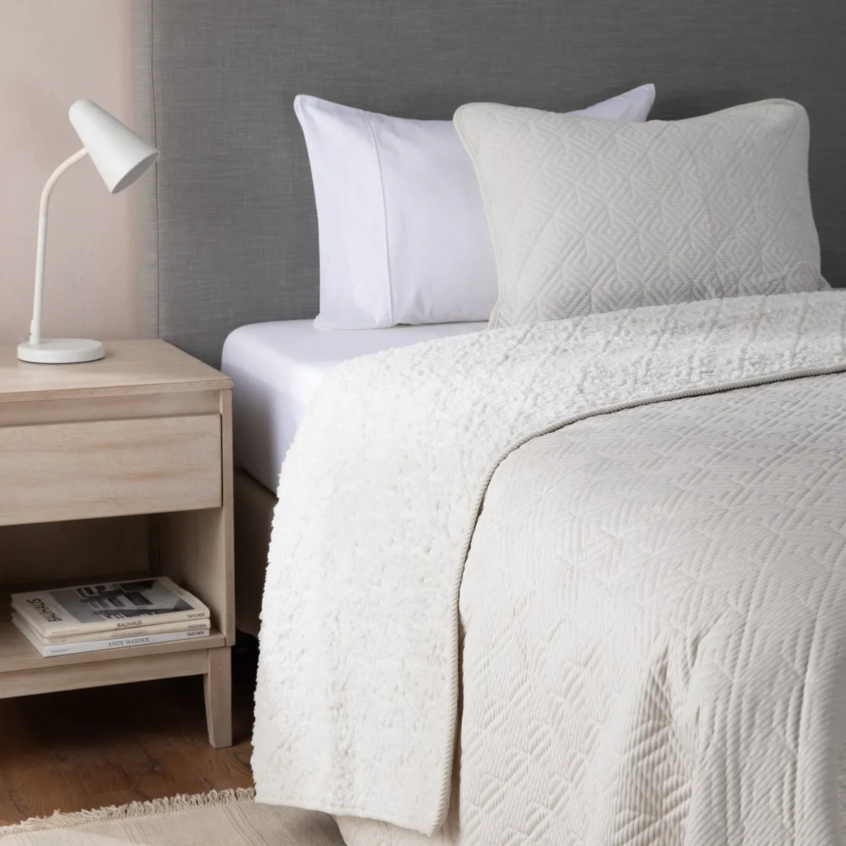 MICA - Cubrecama Corduroy Sherpa Mica