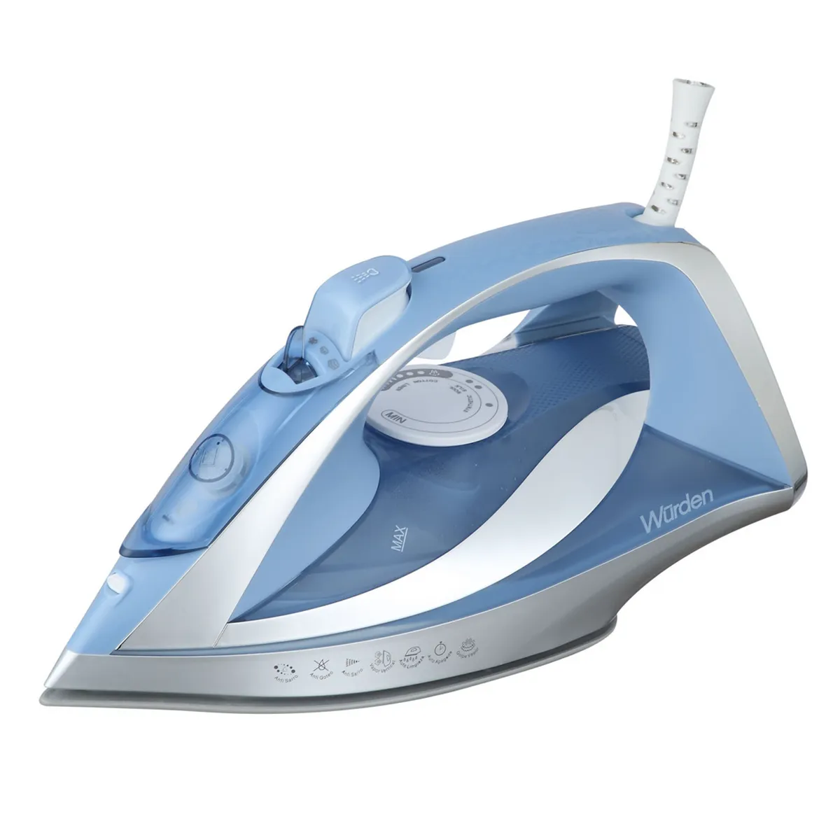 WURDEN - Plancha Vapor Cerámica 2200W WIR-DAMPF Wurden